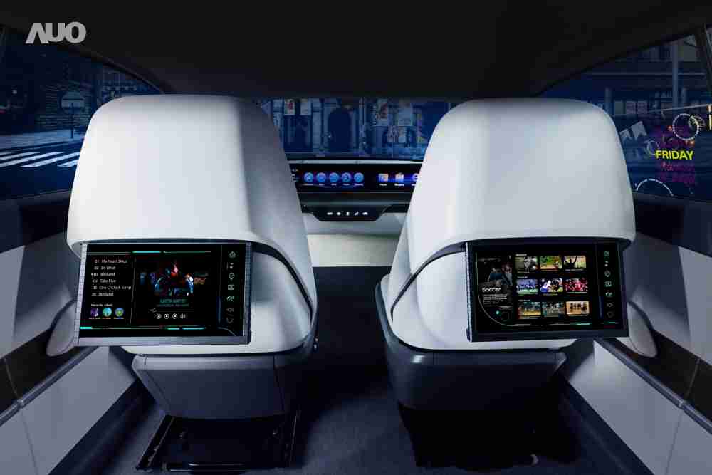 汇旺支付新一代Smart Cockpit 2024，，，，以Micro LED先进显示技术优势，，创建〝可卷式后座娱乐显示器〞，，，仅在互动时才显示出所需画面及信息，，，扩充更丰富的娱乐和交互信息服务，，，获国际奖项荣耀